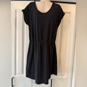 Falls Creek black casual sundress dress xl cotton